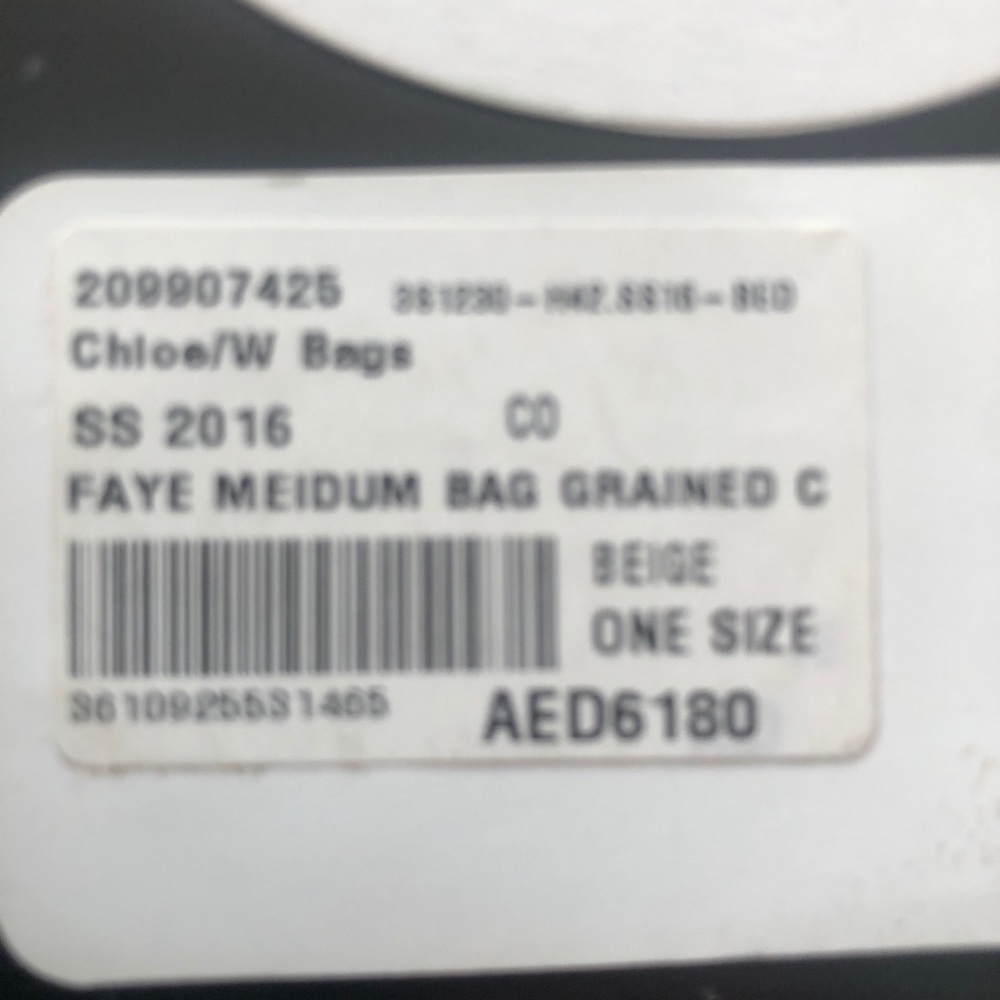 🌟SOLD🌟 CHLOE - Authentic Faye Medium Leather Bag - Picture 16 of 16